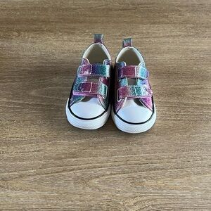 Toddler girl size 6 Converse - brand new